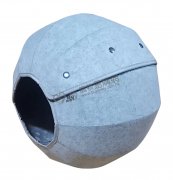 球型毛氈貓窩 D45xH43cm