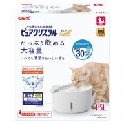 GEX貓用靜音飲水機白色1.5L