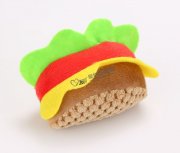漢堡款貓薄荷貓玩具10.5x6x4cm