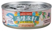 HeroMama秋刀魚雞肉海陸派對貓主食罐80g